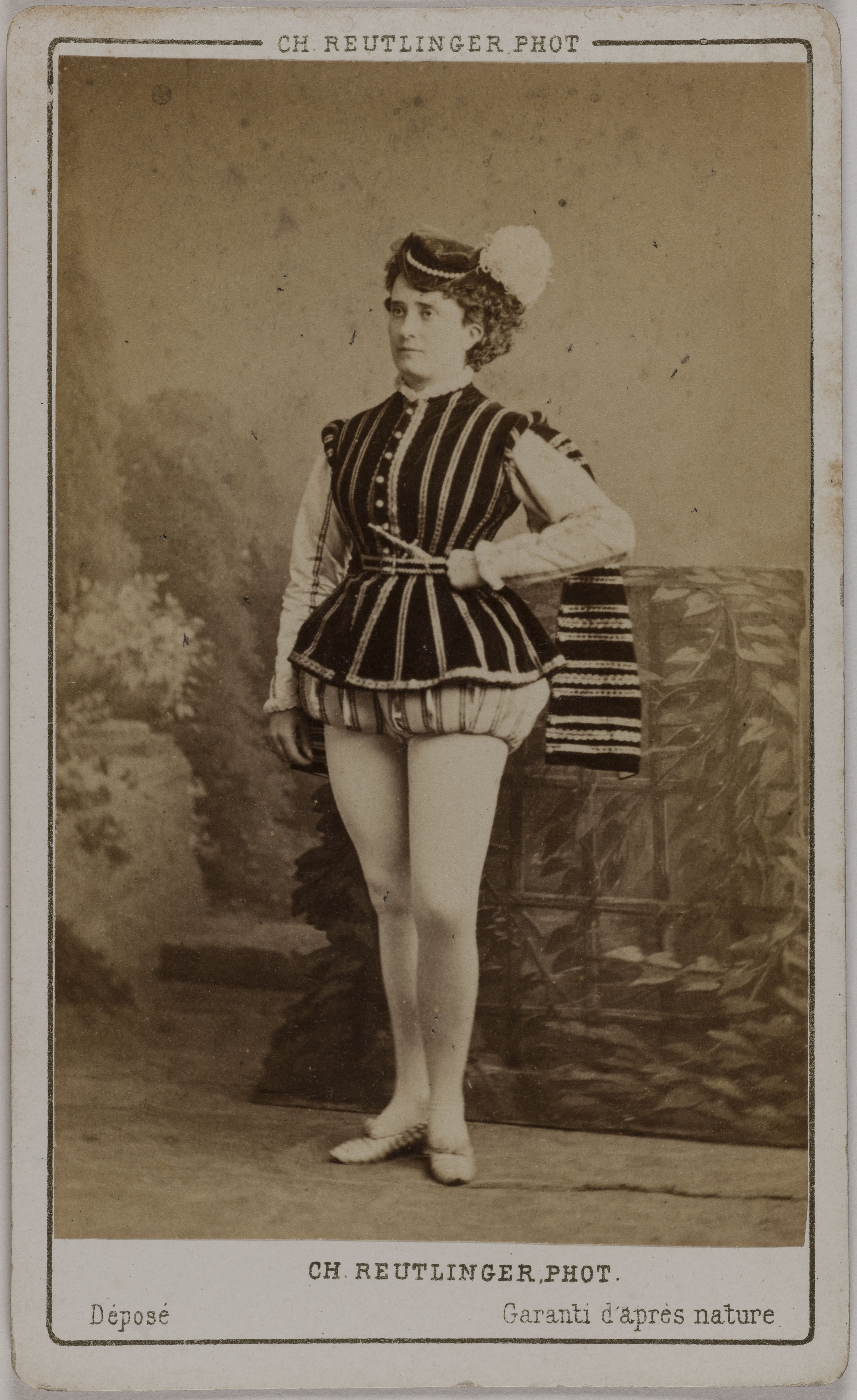 Charles Reutlinger, Portrait d'Arnaud ou Arnault (soprano à l'Opéra)