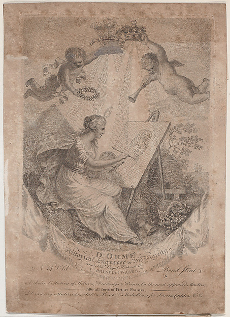 Anonymous, British, 19th century, Trade Card for Dorme, Engraver