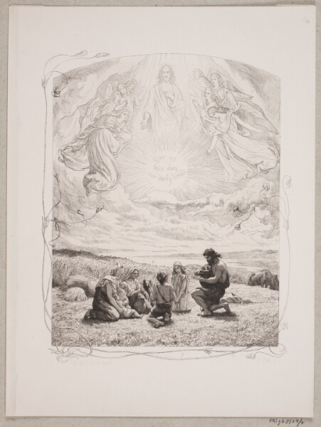Lorenz Frølich, Illustration til "The Lord's Prayer"