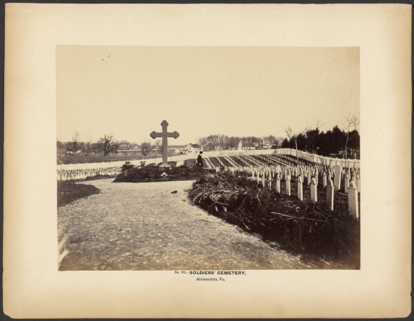 A. J. Russell, No. 187. Soldier's Cemetery. Alexandria, Virginia.