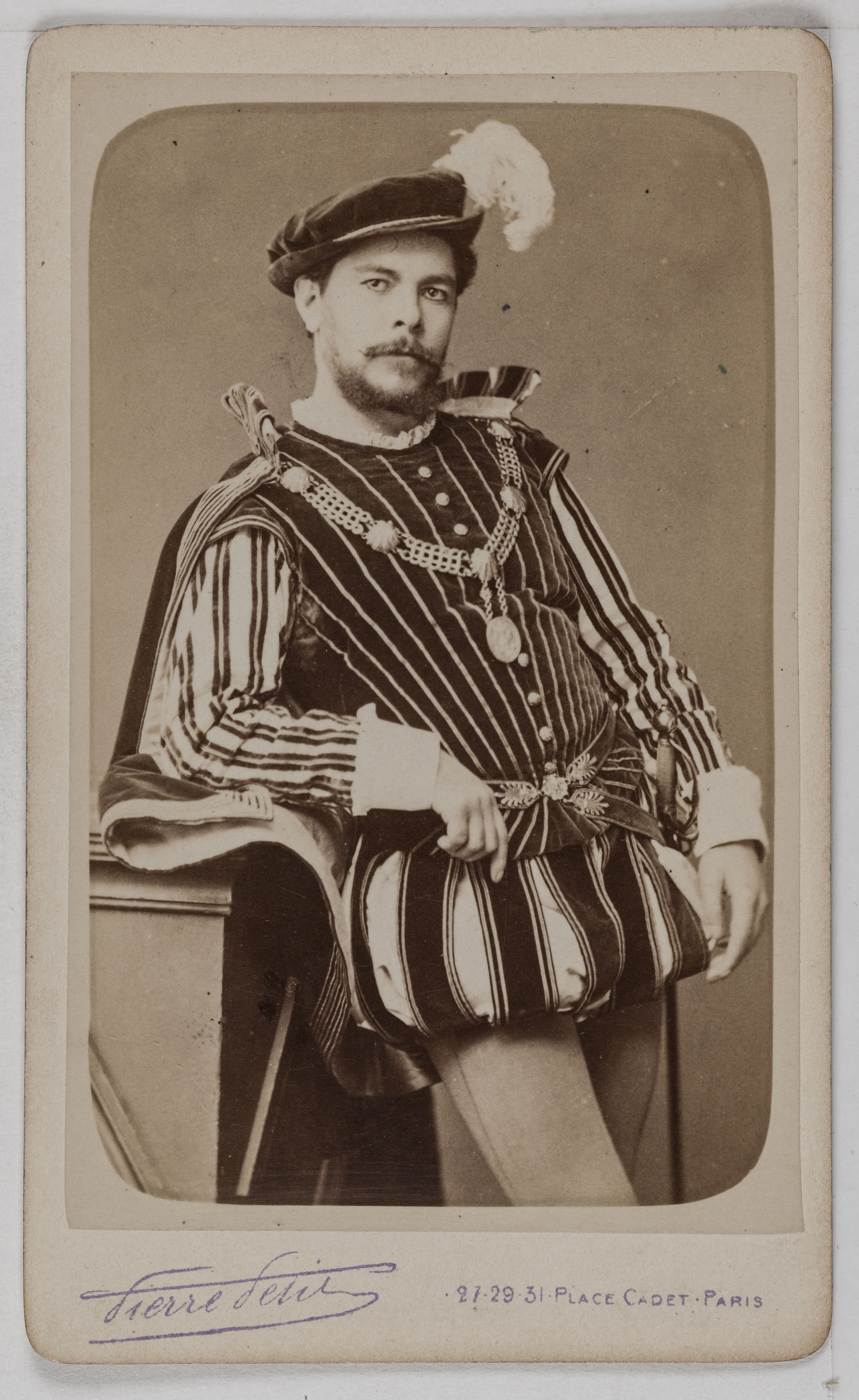 Pierre Petit, Portrait de Manoury, (chanteur)
