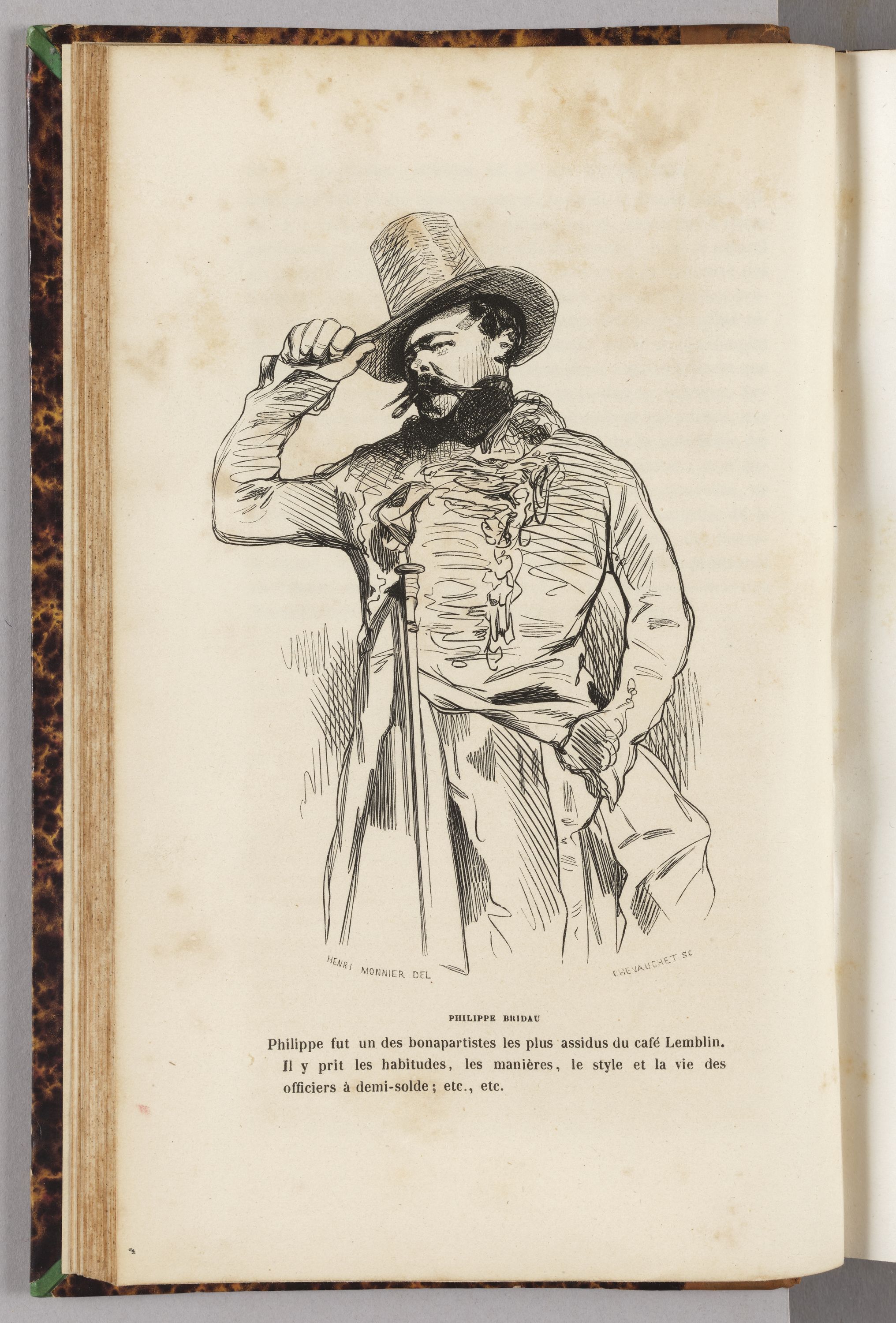 Henry Monnier, Philippe Bridau