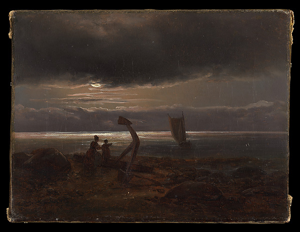 Johan Christian Dahl, Mother and Child by the Sea