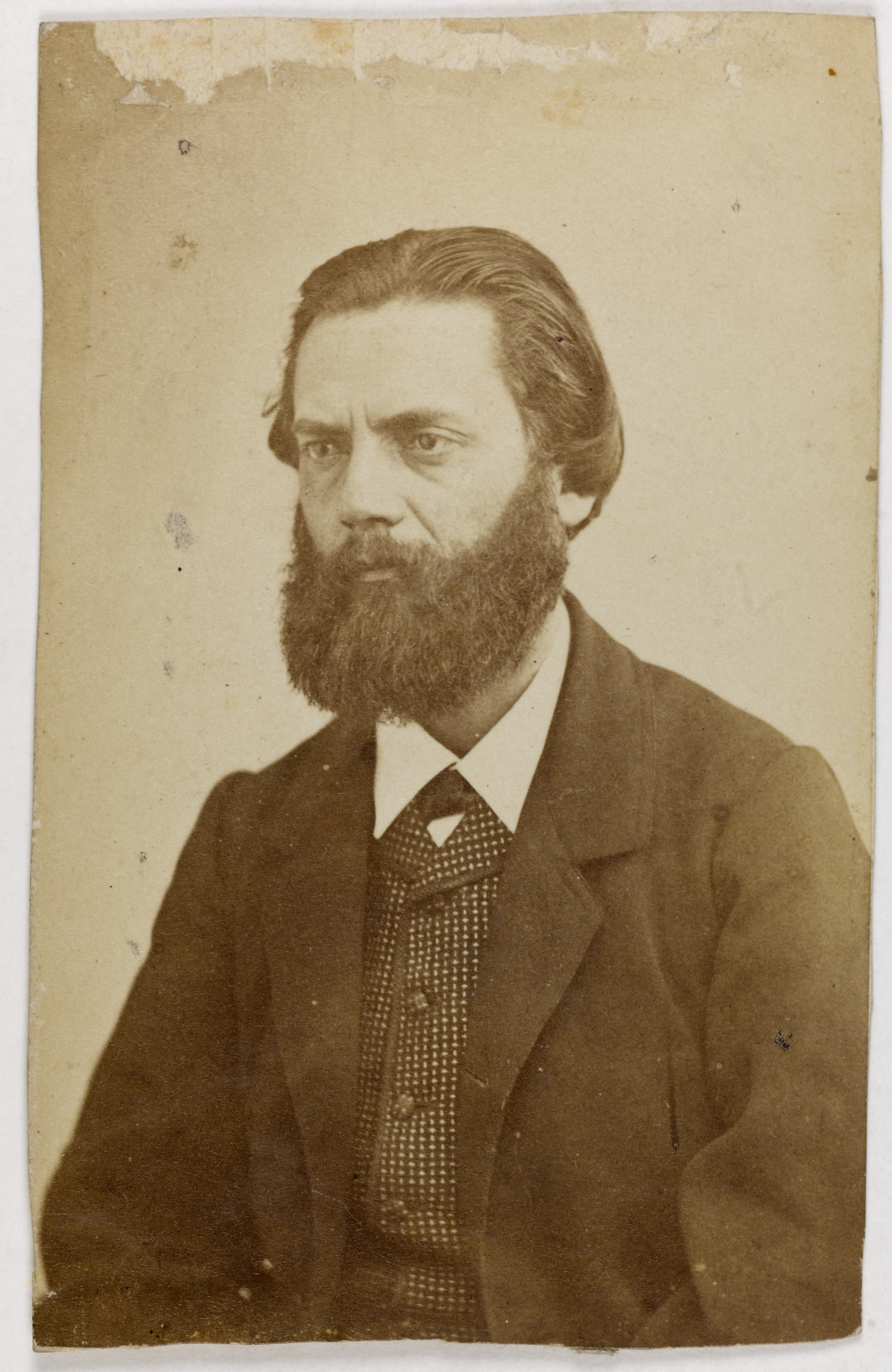 Anonyme, Portrait de Jules Vallès (1832-1885), écrivain, publiciste et membre de la Commune en 1871.
