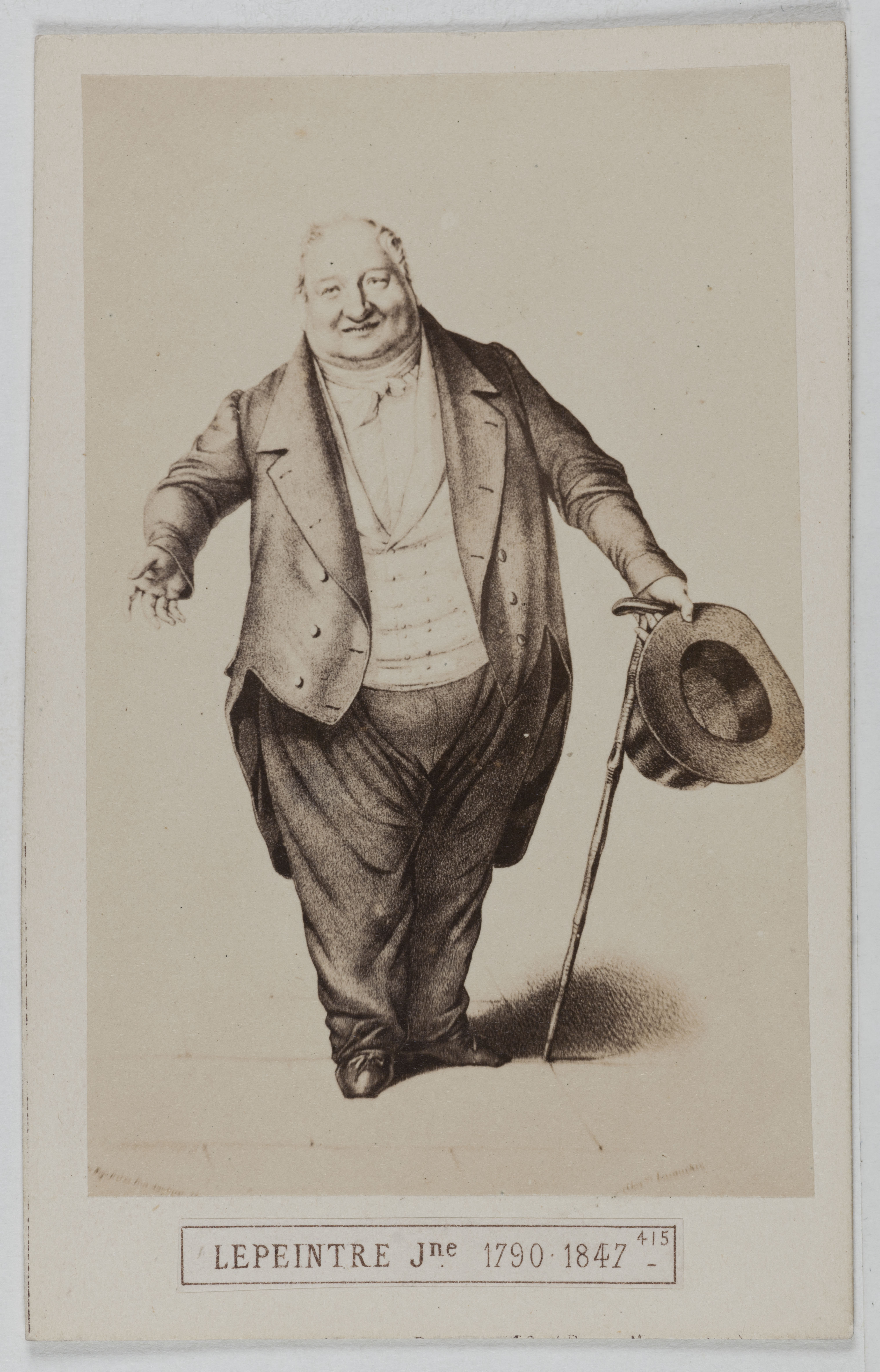 Anonyme, Portrait de Lepeintre Emmanuel Augustin, (1790-1847), (acteur)