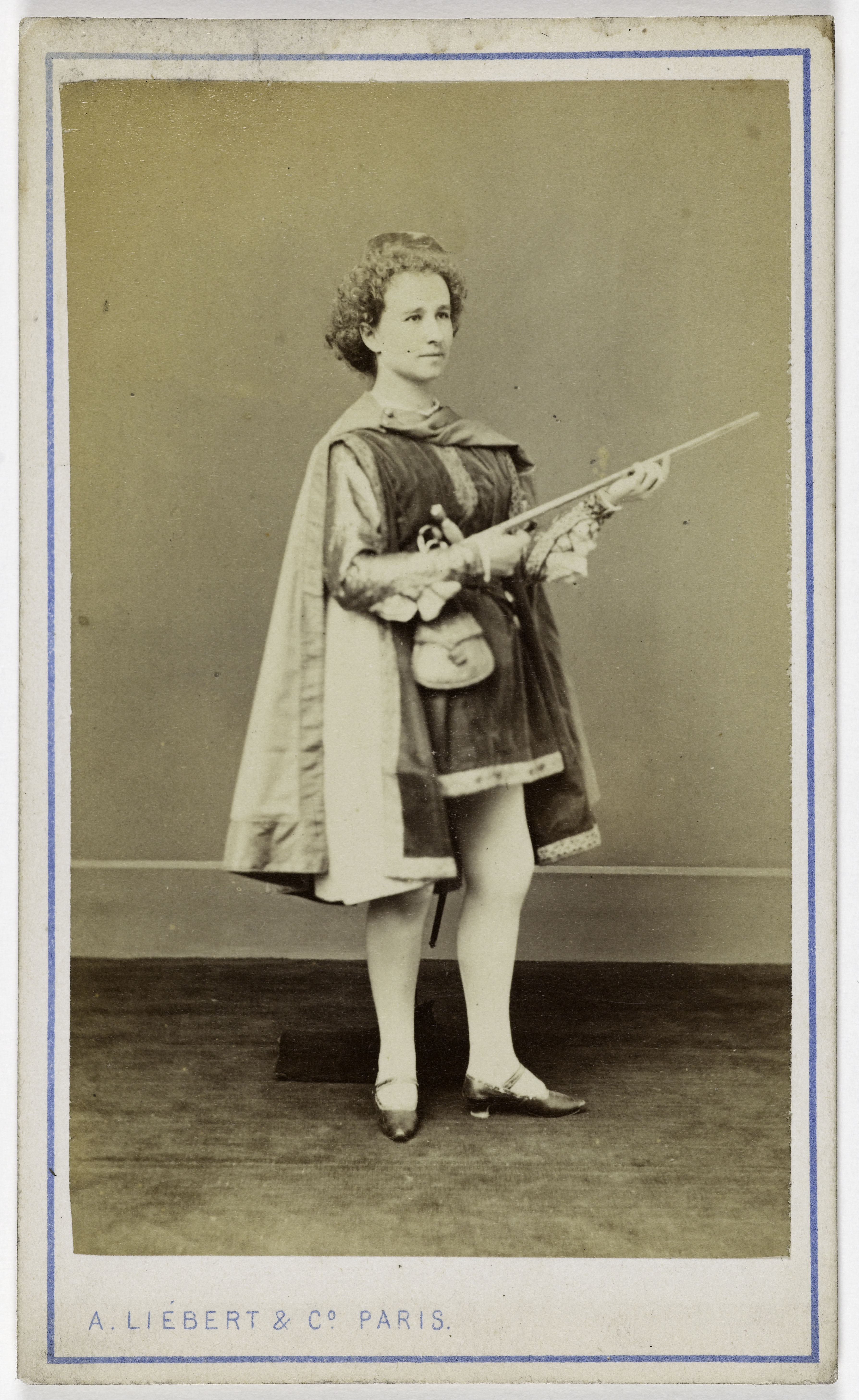 Alphonse Liébert, Portrait d'Alice Ducasse (1841-192.?) cantatrice