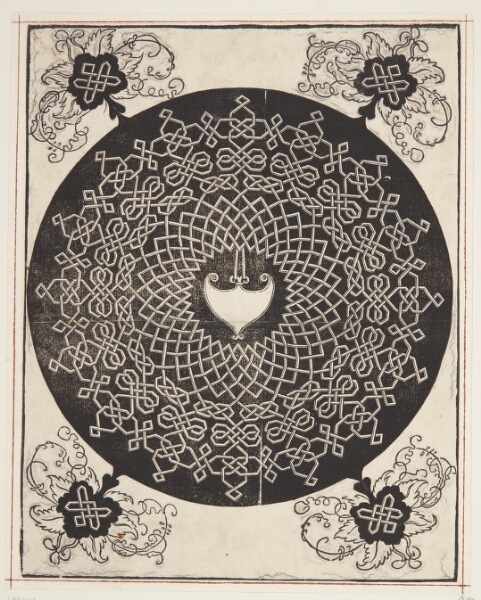 Albrecht Dürer, Knob med hjerteformet midte
