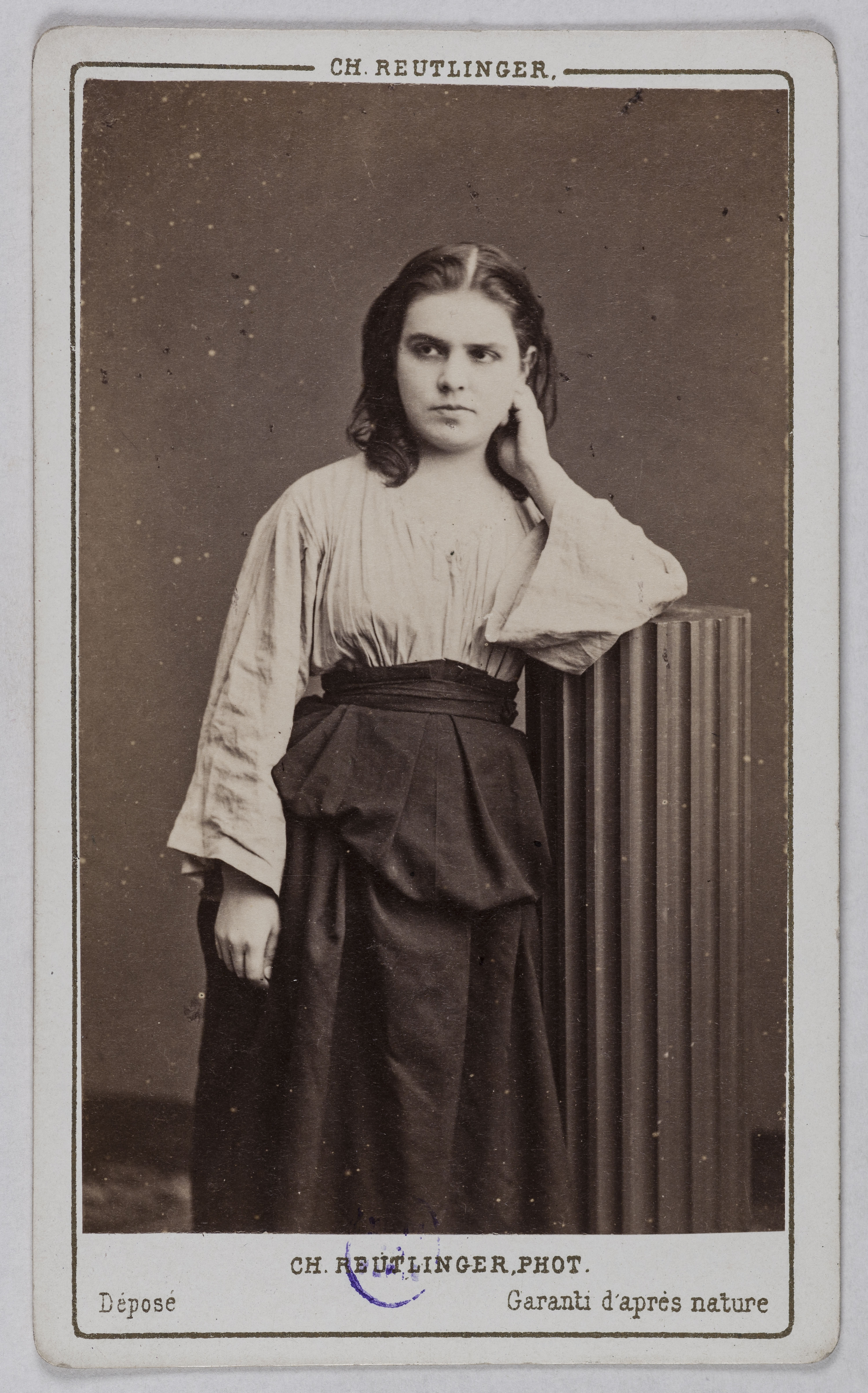 Charles Reutlinger, Portrait de Célestine Galli-Marié (née Marié, épouse Galli), (1840-1905), (chanteuse lyrique)