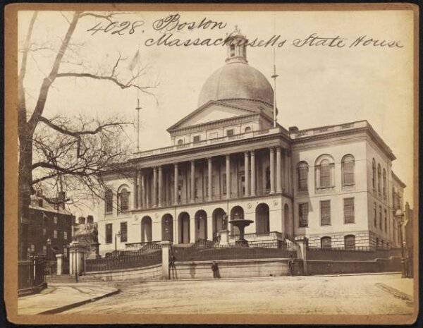 Francis Frith, Boston.  Massachusetts State House
