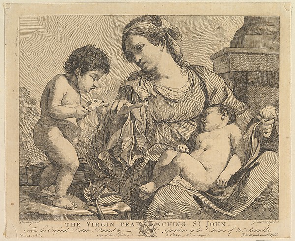 John Hamilton Mortimer, The Virgin Teaching St. John