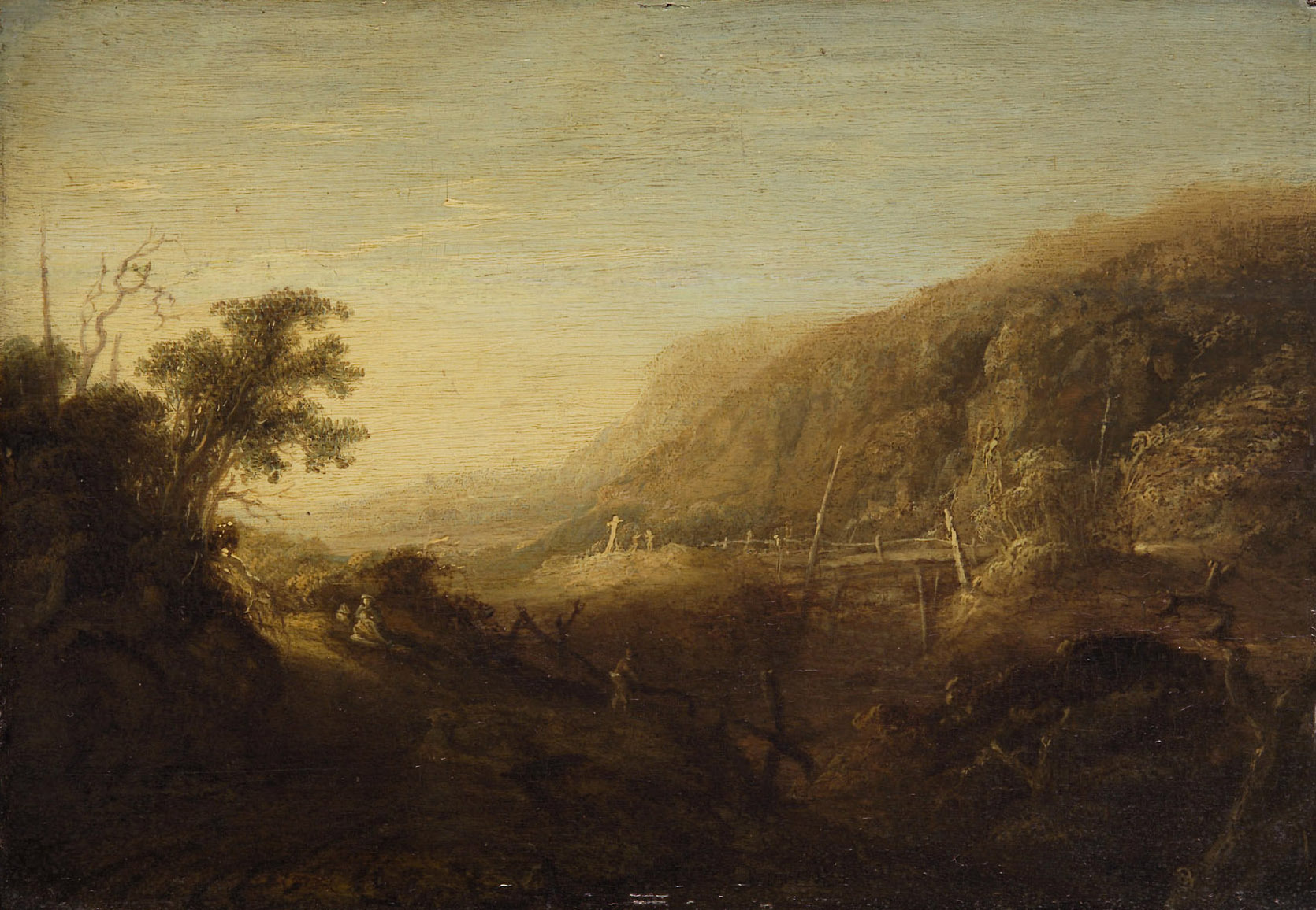 Jacob van Geel, Abendliche Berglandschaft