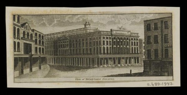 Unknown, View of Drury Lane Theatre