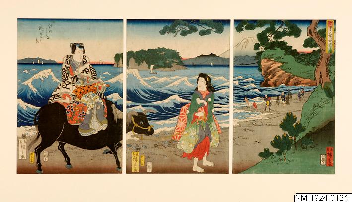 Ando (senare Utagawa Hiroshige) Hiroshige, Träsnitt, Bildkonst, Woodblock, Print, Woodcut