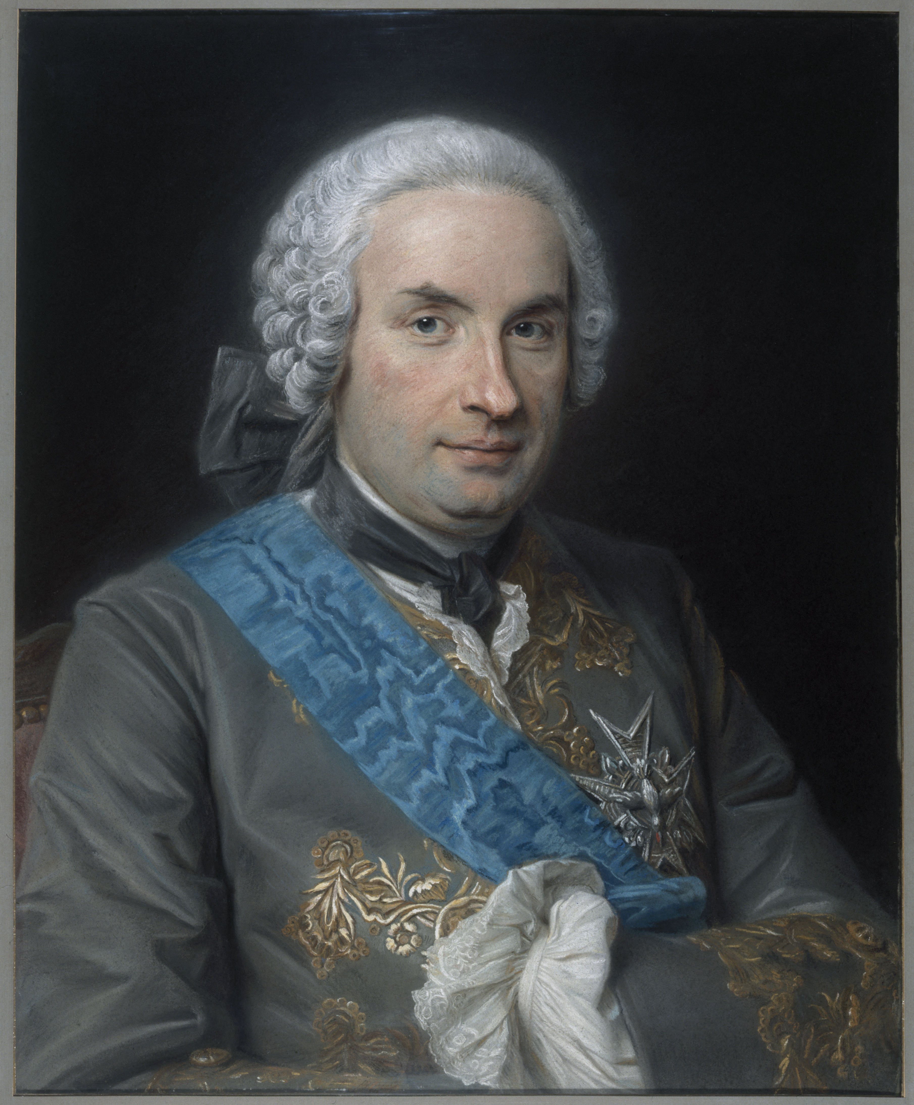 Maurice-Quentin de La Tour, Portrait présumé du baron Charles-François, comte de Sassenage, dit marquis de Sassenage