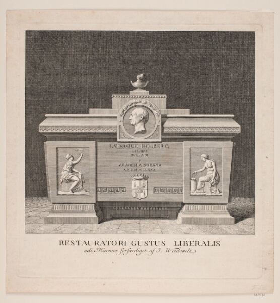 J.F. Clemens, L. Holbergs sarkofag i Sorø kirke