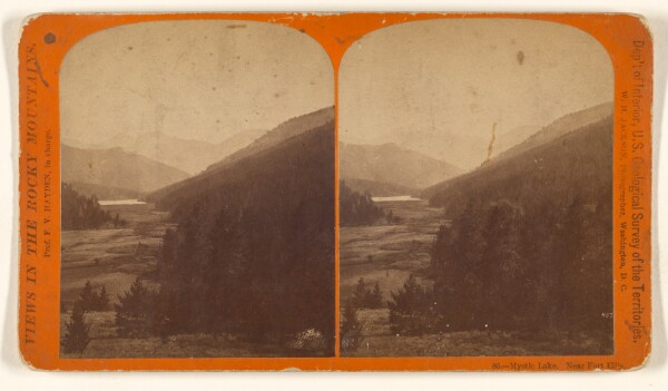 William Henry Jackson, Mystic Lake. Near Fort Ellis.