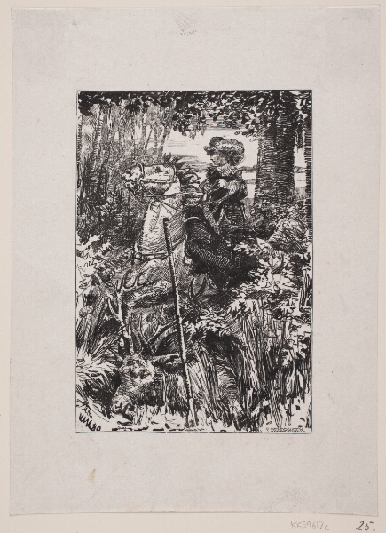 F. Hendriksen, Illustration til H. Drachmanns digt "September"