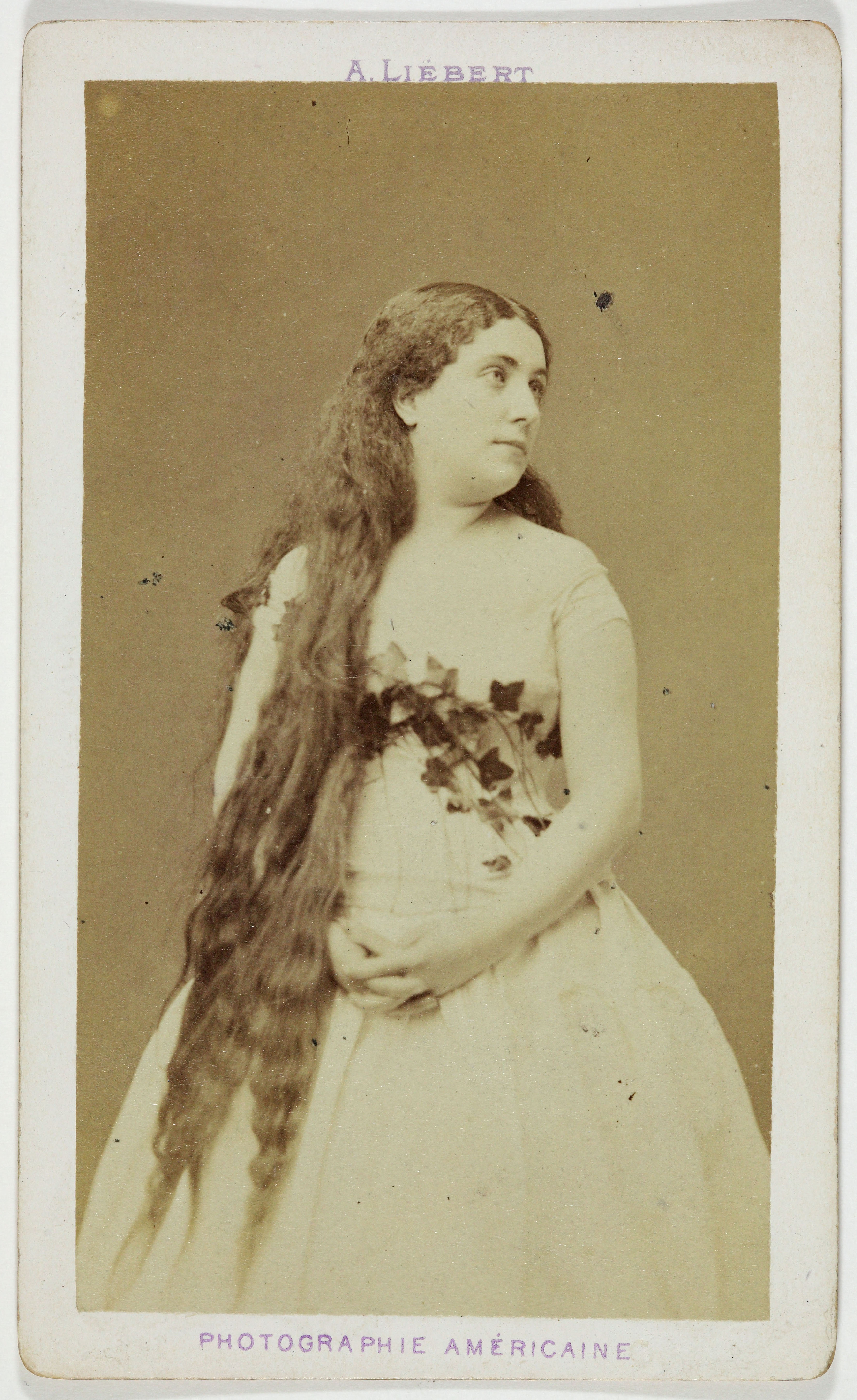 Alphonse Liébert, Portrait d’Abingdon, Louise, Charlotte, (Abingdon – Legaigneur), (actrice)