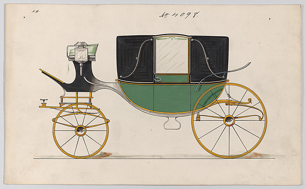 Brewster & Co., Design for Landau, No. 4098