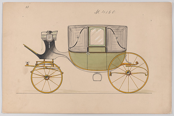 Brewster & Co., Design for Landau, No. 4150