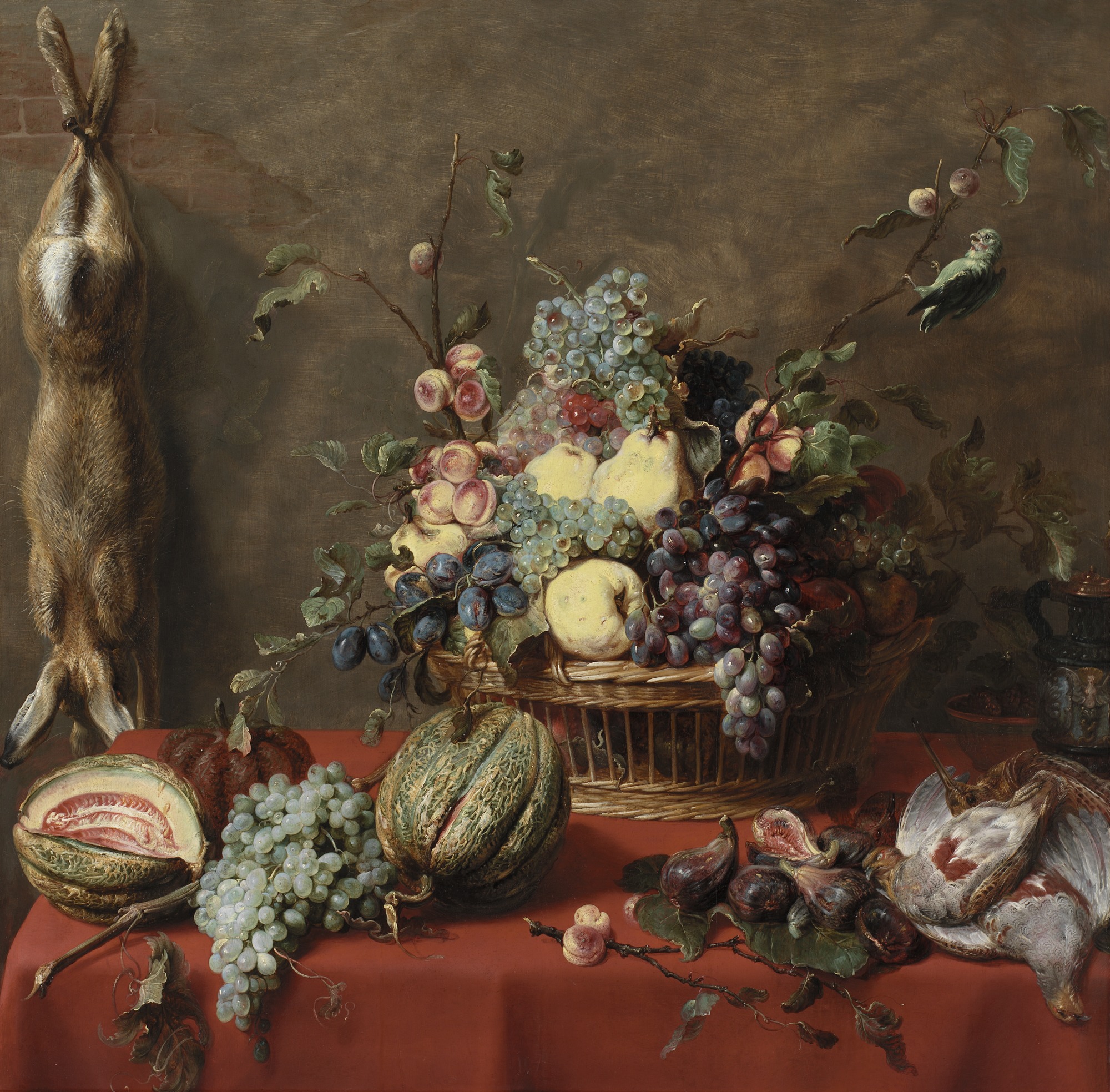 Frans Snyders, Still Life with Fruit and a Dead Hare