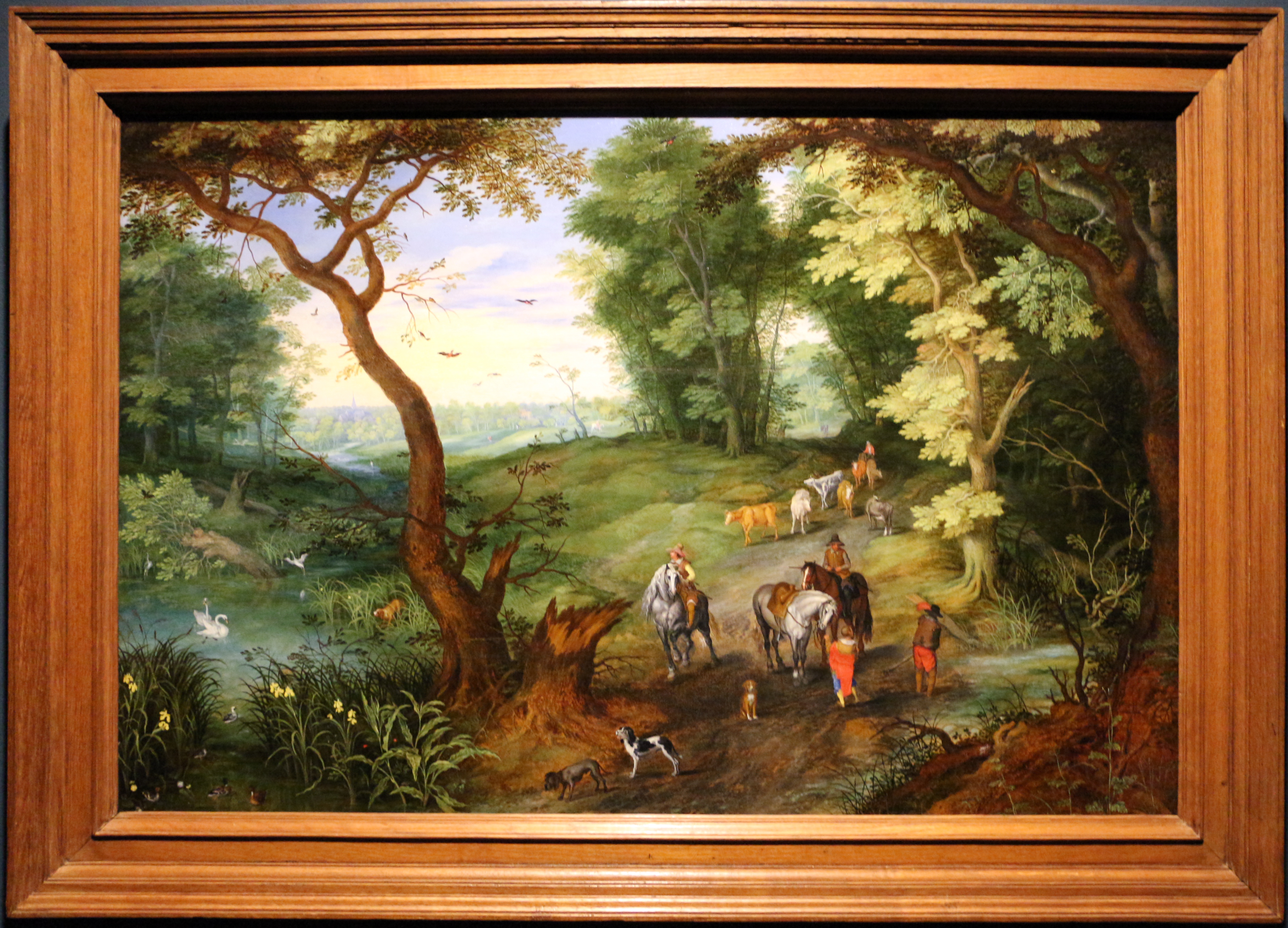 Abraham Govaerts, Landscape with Horsemen and Animals