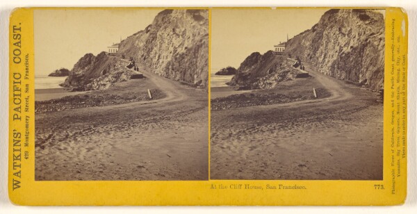 Carleton Watkins, At the Cliff House, San Francisco.
