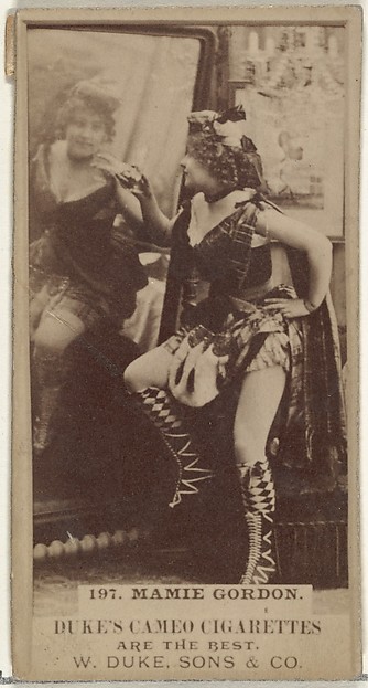 W. Duke, Sons & Co., Card Number 197, Mamie Gordon, from the Actors and Actresses series (N145-5) issued by Duke Sons & Co. to promote Cameo Cigarettes