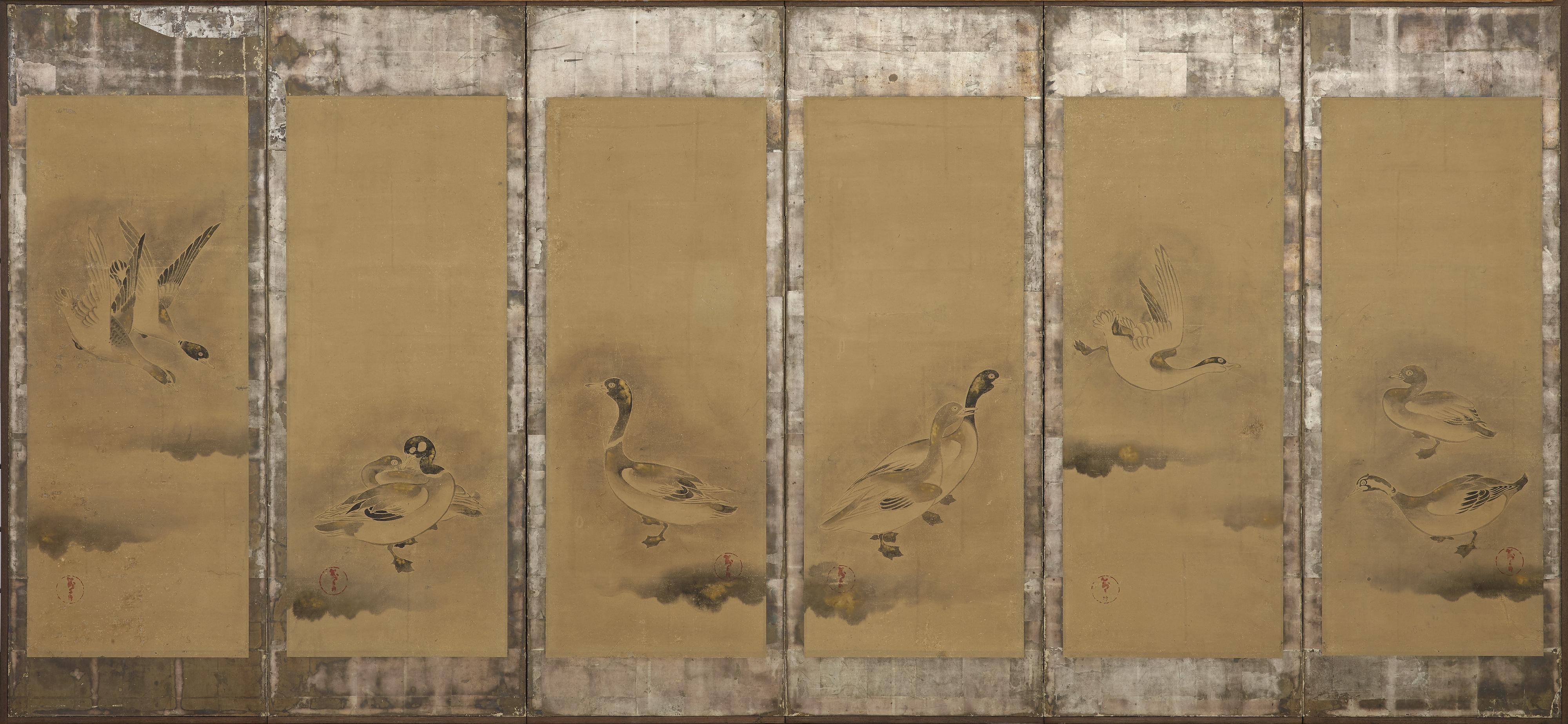 Tawaraya Sotatsu, Wild geese