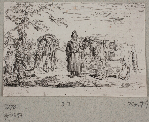 Christian David Gebauer, Hvilende kosakker