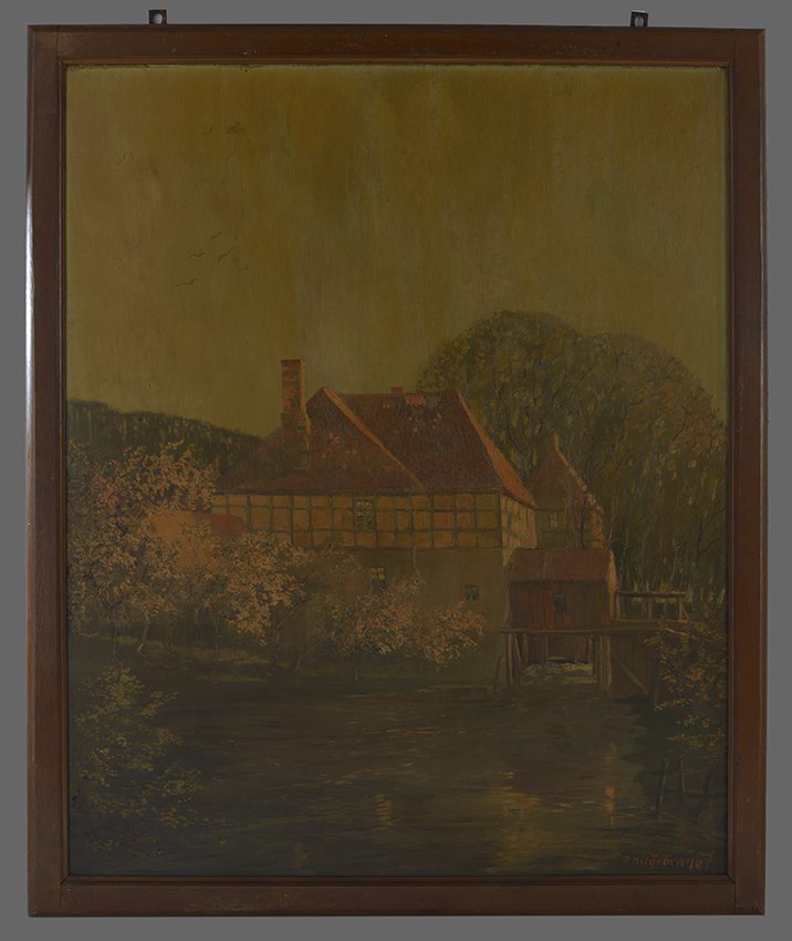 Paul Hildebrandt, Neue Mühle an der Buckau (VI), wohl 1917
