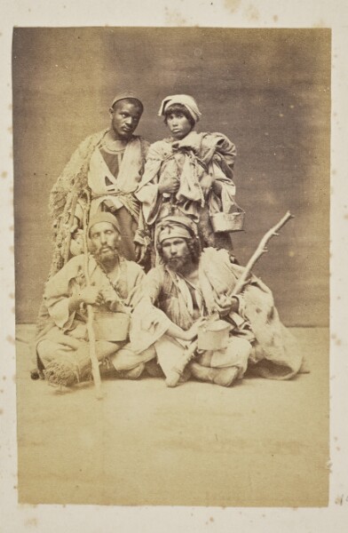 Unknown, [Group portrait of four peasants]