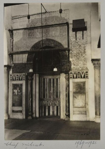 K.A.C. Creswell, Main mihrab of the mosque of al-Azhar, Cairo