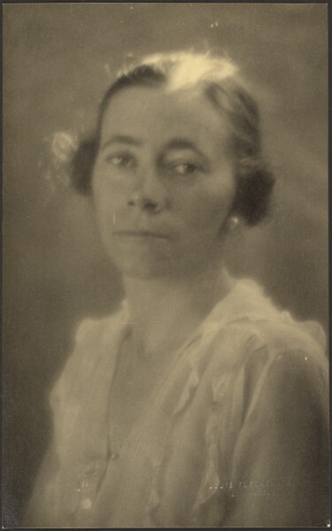 Louis Fleckenstein, [Portrait of a Woman in White Blouse]