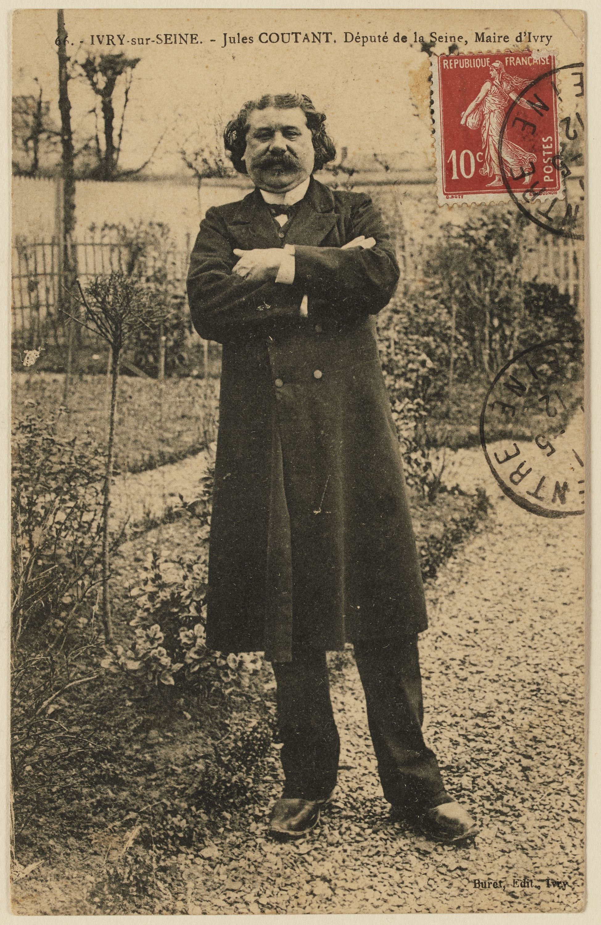 Anonyme, 66. - Ivry-sur-Seine. - Jules Coutant, Député de la Seine, Maire d'Ivry