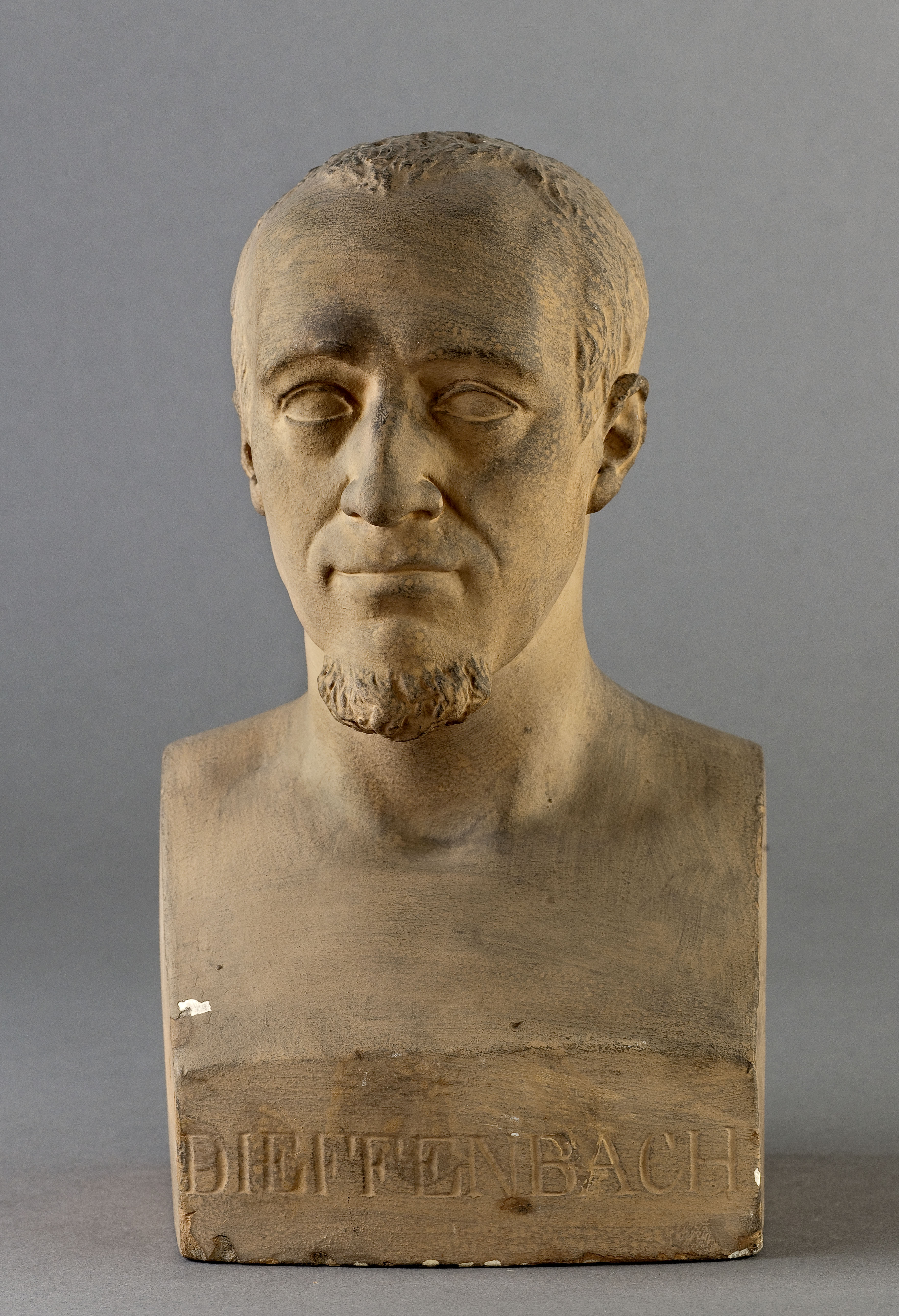 Jean Pierre Dantan, Portrait sérieux de Jean-Frédéric Dieffenbach (1794-1847), chirurgien allemand