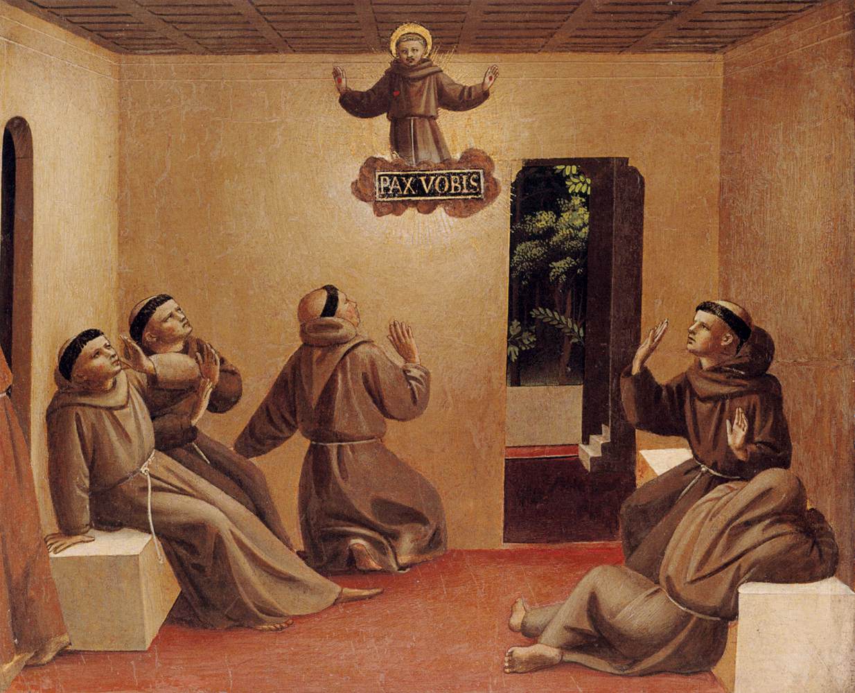 Fra Angelico, Apparition of Saint Francis in Arles