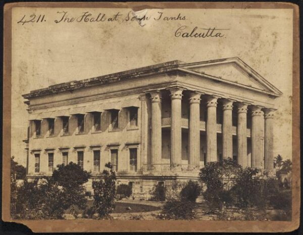Francis Frith, The Hall at Seven [?] Tanks.  Calcutta