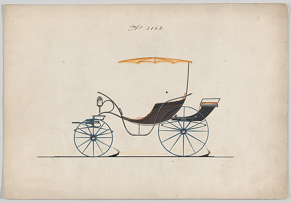 Brewster & Co., Design for Pony Phaeton, no. 3162
