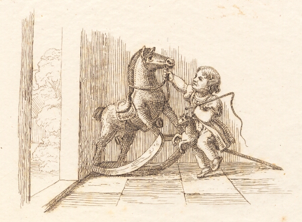 Martinus Rørbye, Illustration til "Halvhundrede Fabler for Børn" af Hey