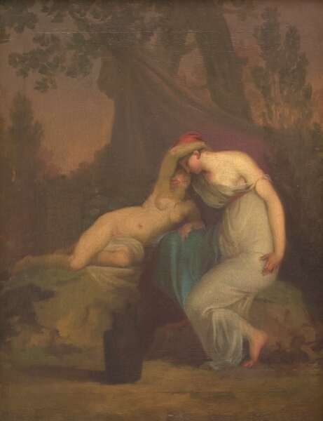 Nicolai Abildgaard, Den græske digter Sappho og mytilenerinden