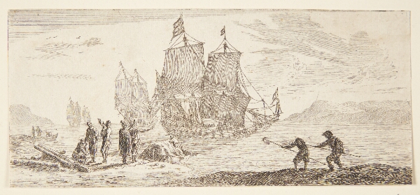 Reinier Zeeman, Fire store sejlskibe i en bugt