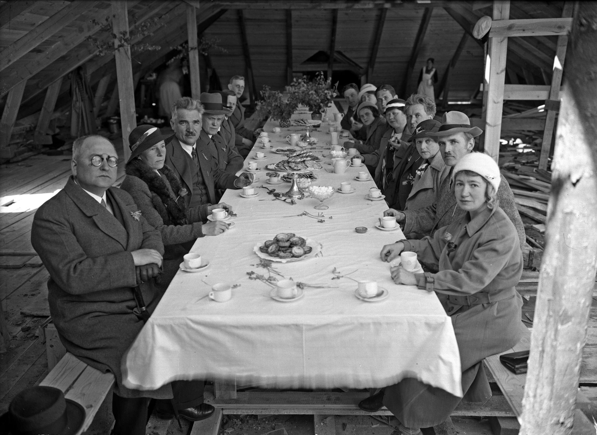 Paul Sandberg, Taklagsfest i Uppsala 1935