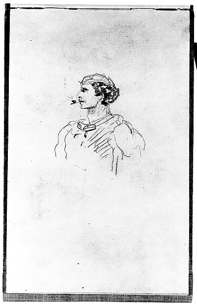 Henri de Toulouse-Lautrec, Album de Marine: Sketchbook of 48 folios containing 17 watercolors and 27 black chalk and graphite sketches