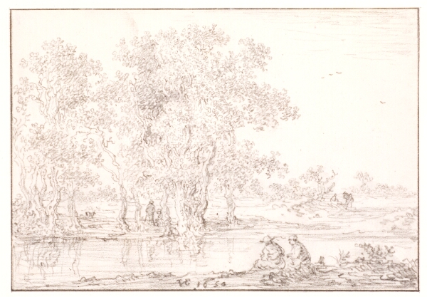 Jan Josefsz van Goyen, Trægruppe ved en flodbred