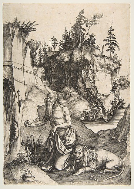 Albrecht Dürer, Saint Jerome Penitent in the Wilderness
