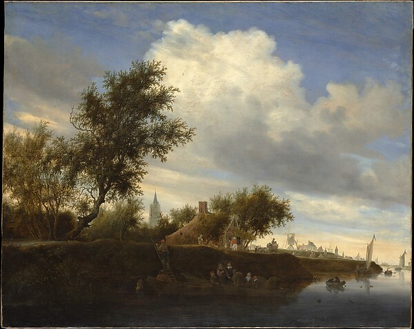 Salomon van Ruysdael, Ferry near Gorinchem