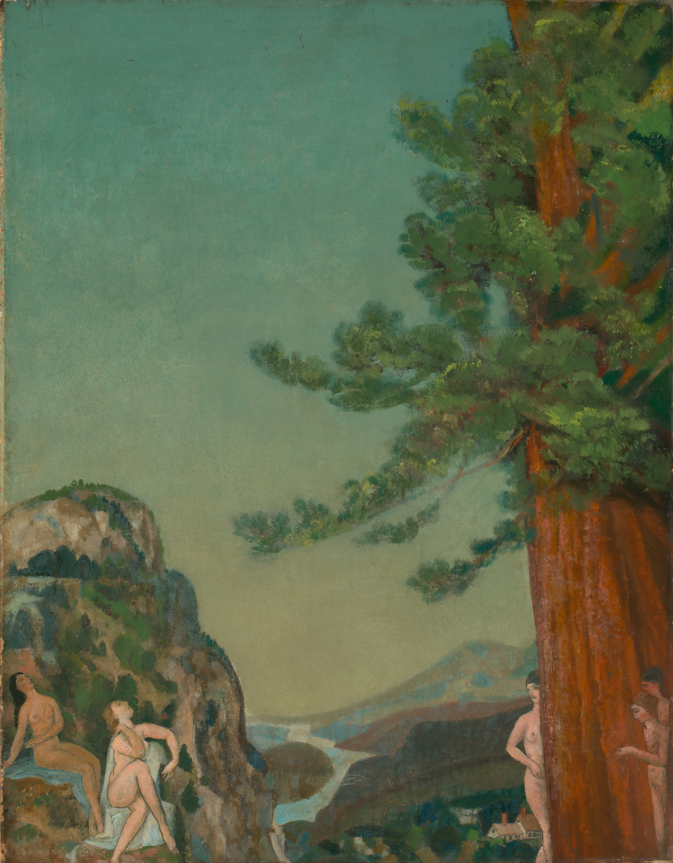 Arthur B. Davies, On the Cliffs