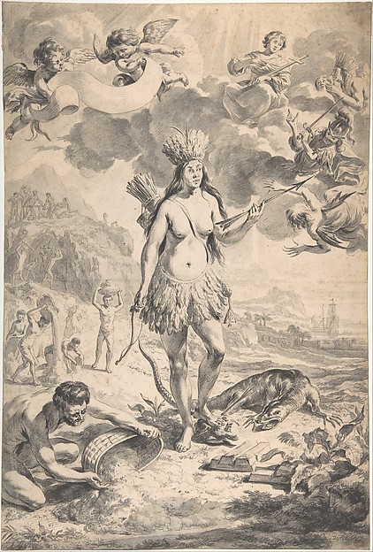 Nicolaes Berchem, Allegory of America