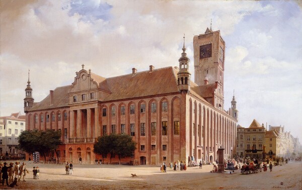 Eduard Gaertner, City Hall at Thorn
